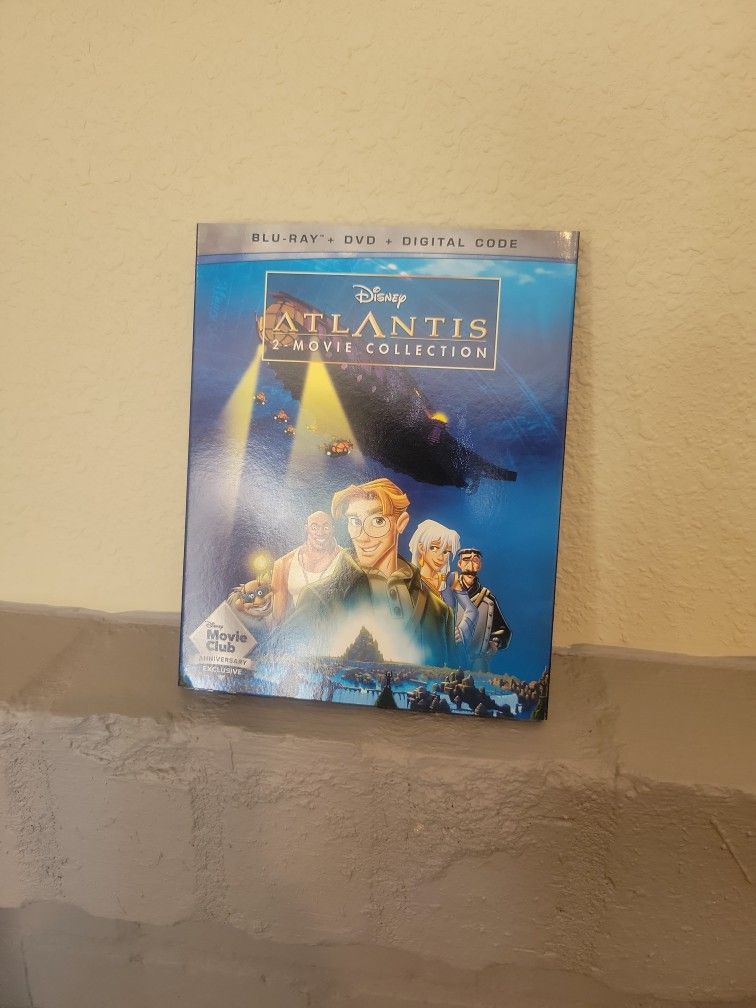 Disney Atlantis Blu-ray and DVD