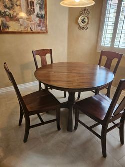 Pottery Barn Dining table and chairs