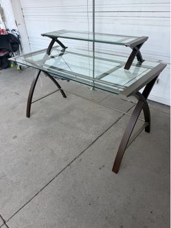 Computer glass table, desk !