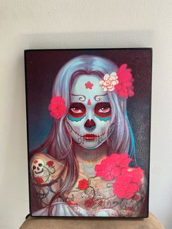Day of the Dead Sugar Skull Wall Art