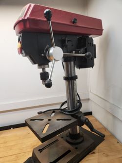 USED SKIL 3320 10 INCH BENCHTOP DRILL PRESS W/ MAT