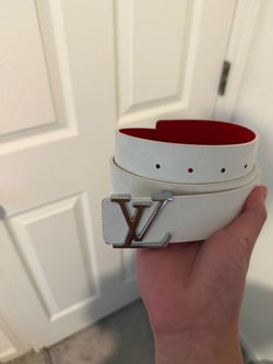 LV designer belt