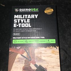 BRAND NEW RHINO MULTI STYLE E TOOL - 4  BLACK AVAILABLE 