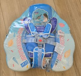 New Mambobaby Float with Canopy, UPF 50+ Baby Swim Float fits 13-40 lbs