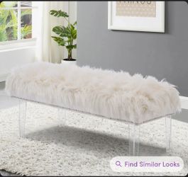 Modern 46" bench, new