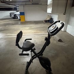 Indoor Electric Folding Bike With 10 Levels