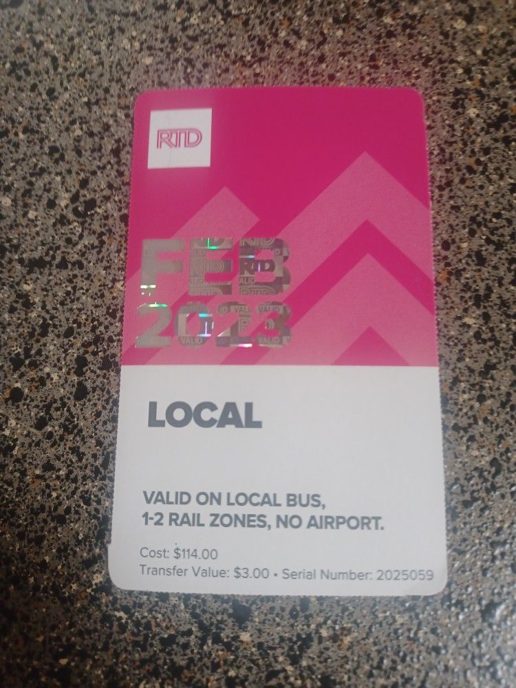 February Bus Pass
