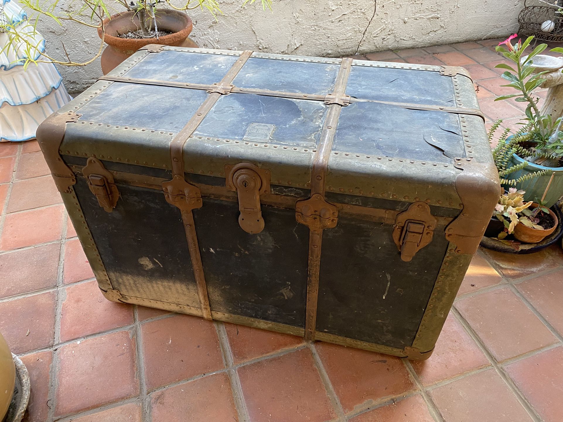 Antique Trunk Or Chest
