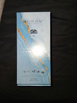Below zero glacier ice serum