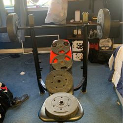 Weighs Set With Clips And 60 Inch Bar 