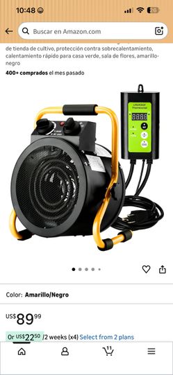 Greenhouse Heater with Digital Thermostat