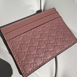 Gucci GG MicroGuccissima Card Holder Wallet