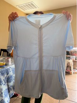Post Mastectomy Zip Up Shirts with Drain Pockets Surgery Recovery Must Haves Clothing Comfy Short Sleeve Shirts