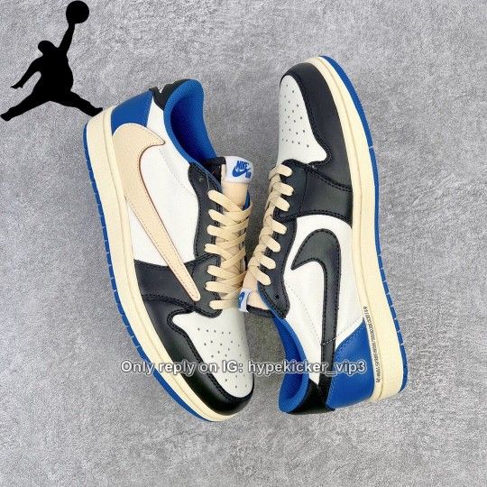 Jordan 1 Low Fragment x Travis Scott 42 All Sizes Available