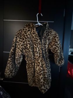 Big Chill leopard print faux fur jacket