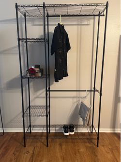 4 Tier Changeable Metal Clothing Rack