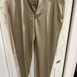Haggar men’s light brown golf/dress pants 36