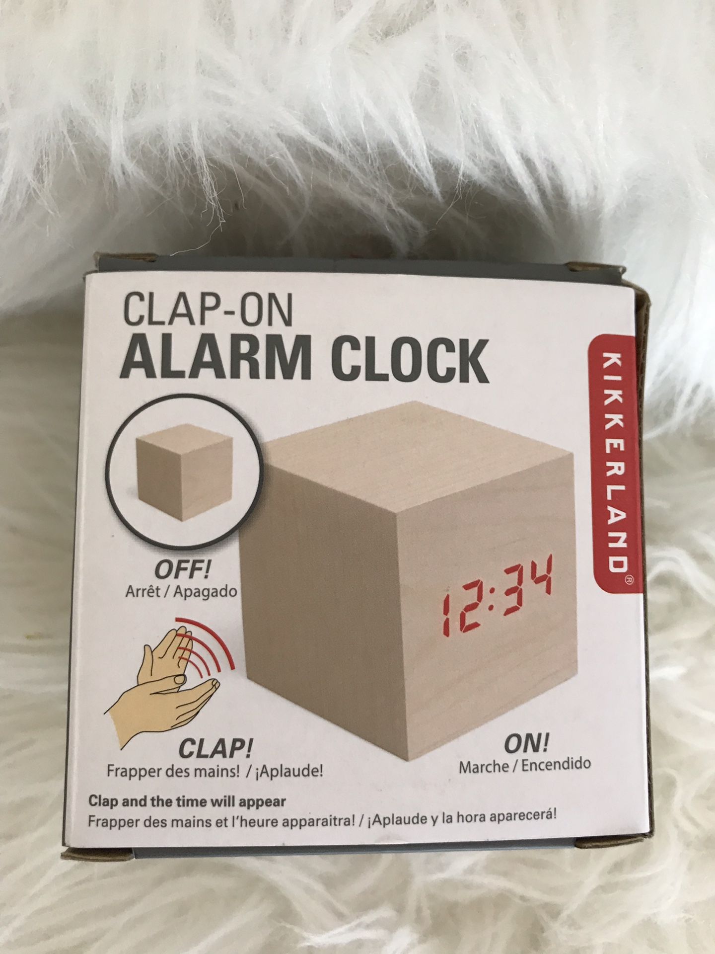 Clap-On Alarm Clock by Kikkerland