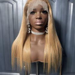 WIG 100% HUMAN HAIR 24”