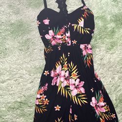 Floral jumpsuit 
