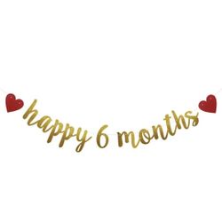 6 Months Old Banner 