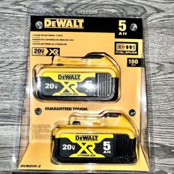 New Dewalt 20V 5.0Ah Battery Pack