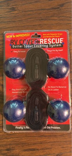 Brand New RV Cover Rescue Gutter Spout Protection System
