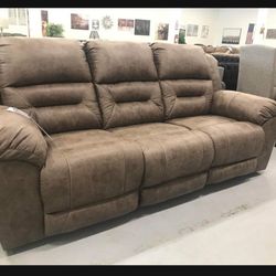 💫 Brand New 💫 Stoneland Power Reclining Sofa💥 Showroom Available ✅
