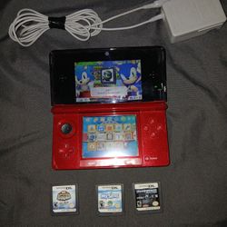 Nintendo 3DS [Metallic Red] Bundle