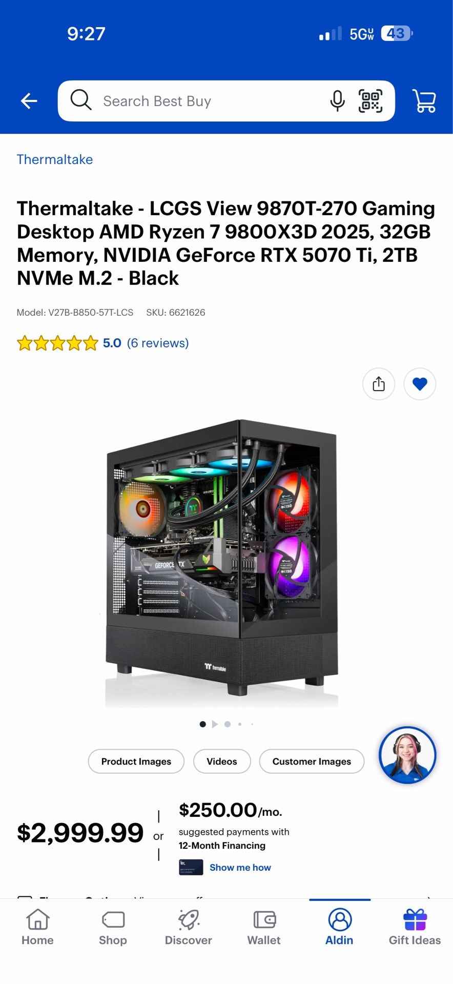 GAMING PC, Nvdia GeForce 5070Ti