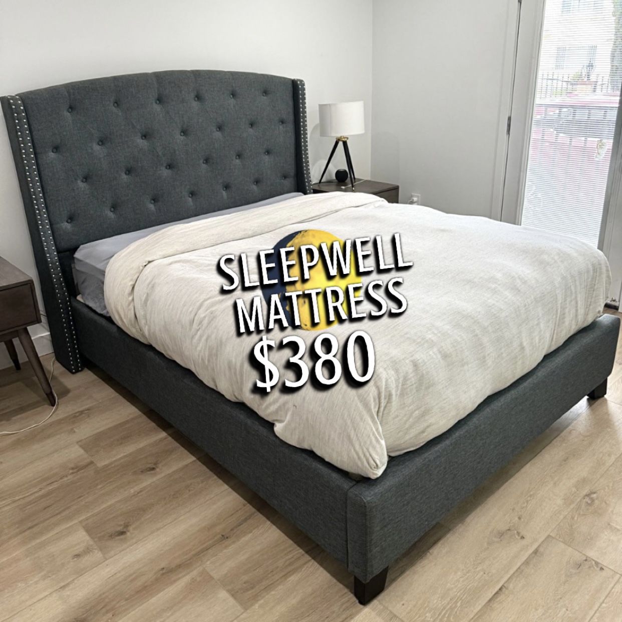 New Queen Bed Frames with Mattress 