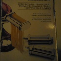 3-Piece Pasta Roller & Cutter Set