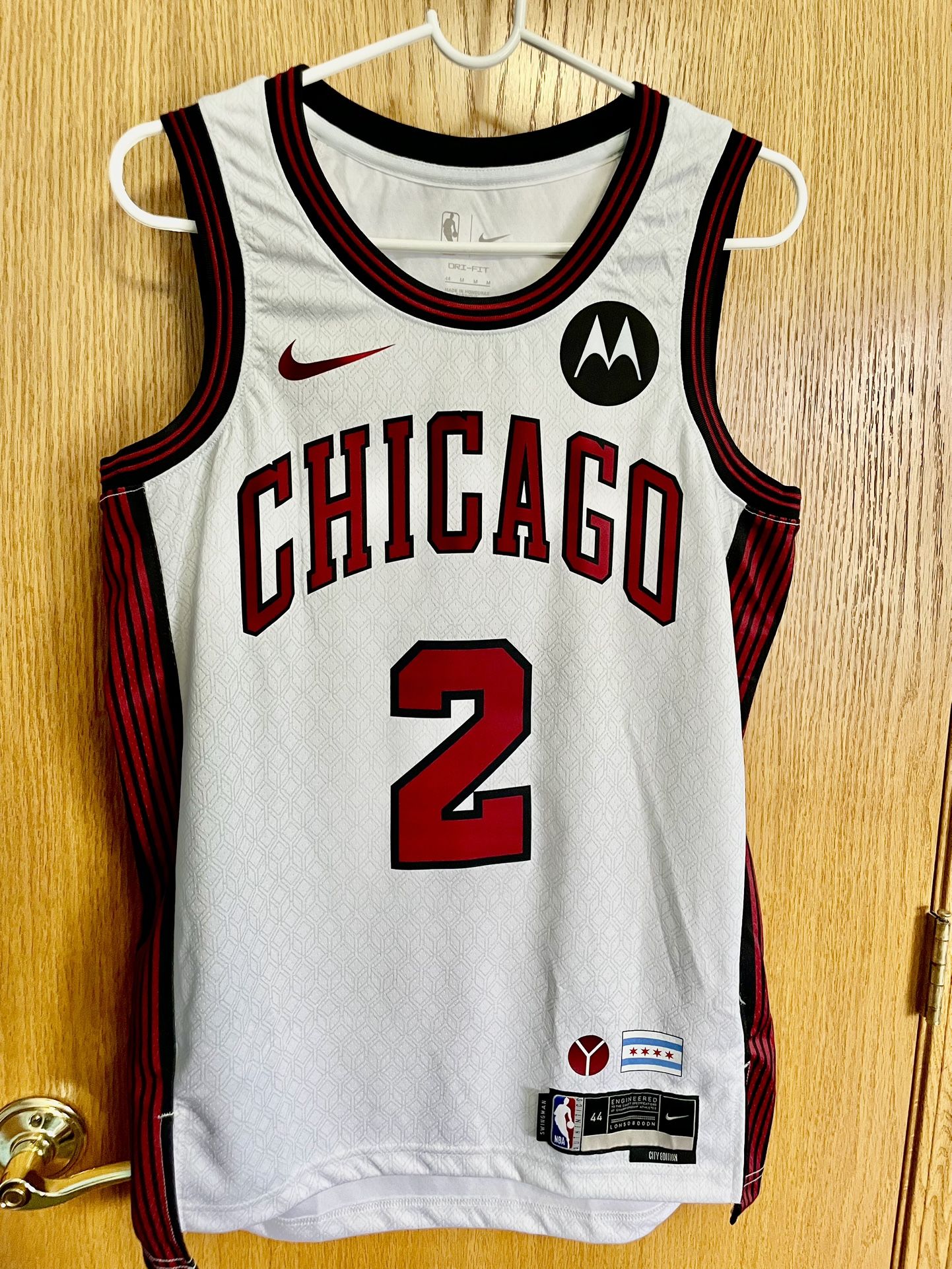 Unworn Lonzo Ball #2 City Edition Bulls Jersey – Nike Authentic – Size 44 – Act Fast!