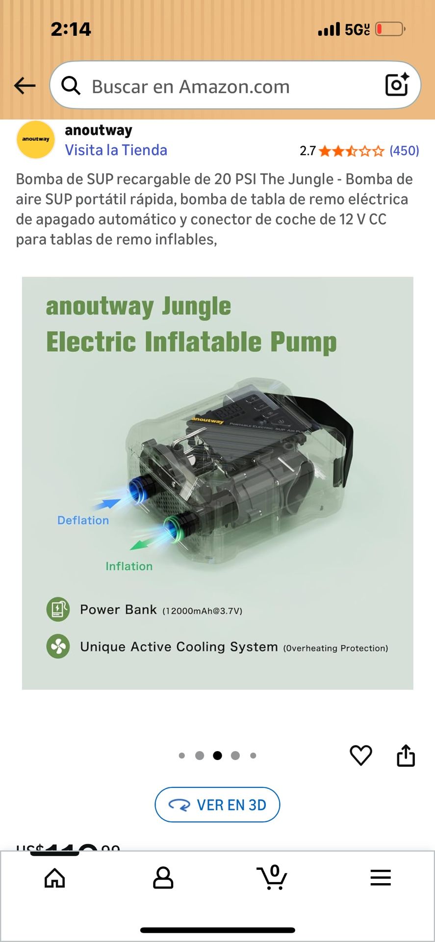 Bomba De Aire Multiusos Nueva