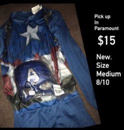 Captain America costume boy