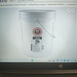 Leaktite 5-gal White Food Safe Bucket (20-Pack)