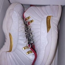 Jordan 12 FIBA White/White/Red 1$ Asking Offers Like New