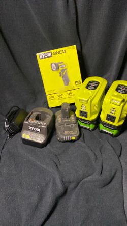 18v 200w Ryobi power generator 18v flashlight 18v charger 8000mah