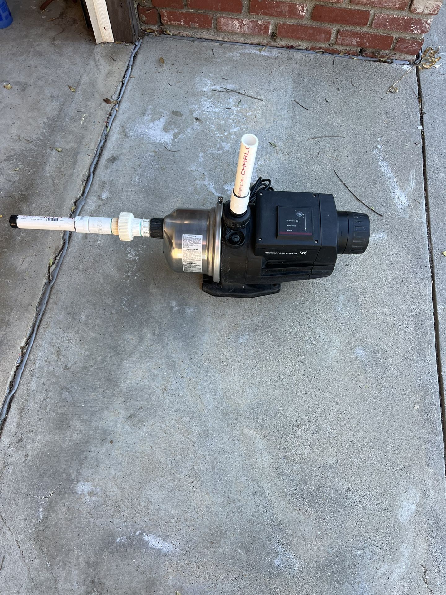 Grundfos MQ3-45 1 HP Pressure Booster Pump, 115-volt