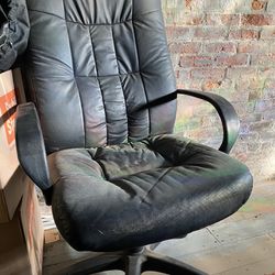 Leather Desk Chair 