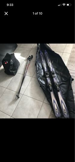 Ski gear and bags