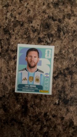 messi world cup sticker