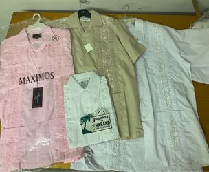 NEW Men’s YUCATAN MEXICO GUAYABERA Shirt SHORT SLEEVE