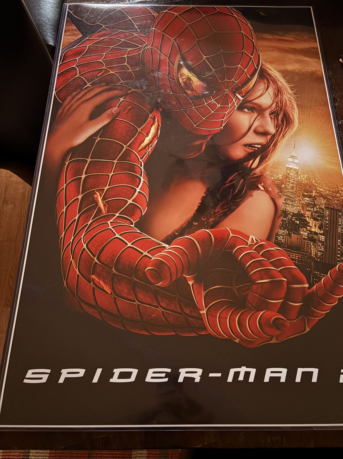 Spider-Man 2 Poster Print (white border) with sleeve