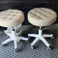 Small Chair Round Rolling Stool 