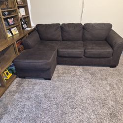 Brown 2 Piece Couch Set