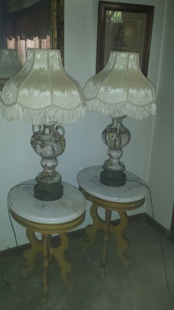 Two Antique lamps