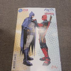 DC Marvel Batman Deadpool #1 CVR N Quitely Batman Deadpool Variant 11/19/25. DC