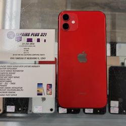 Unlocked Red iPhone 11 64gb
