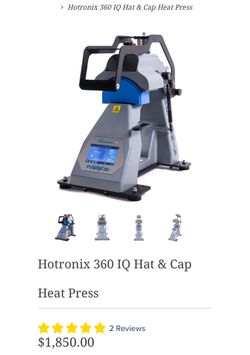 Hotronix 360 IQ Hat Heat Press